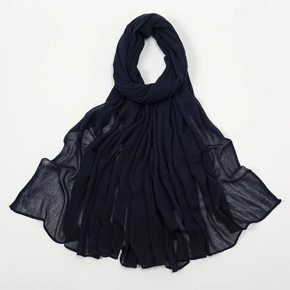 The Crinkle Rayon Hijab – Effortless Elegance, All-Day Comfort