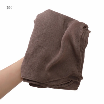 The Crinkle Rayon Hijab – Effortless Elegance, All-Day Comfort