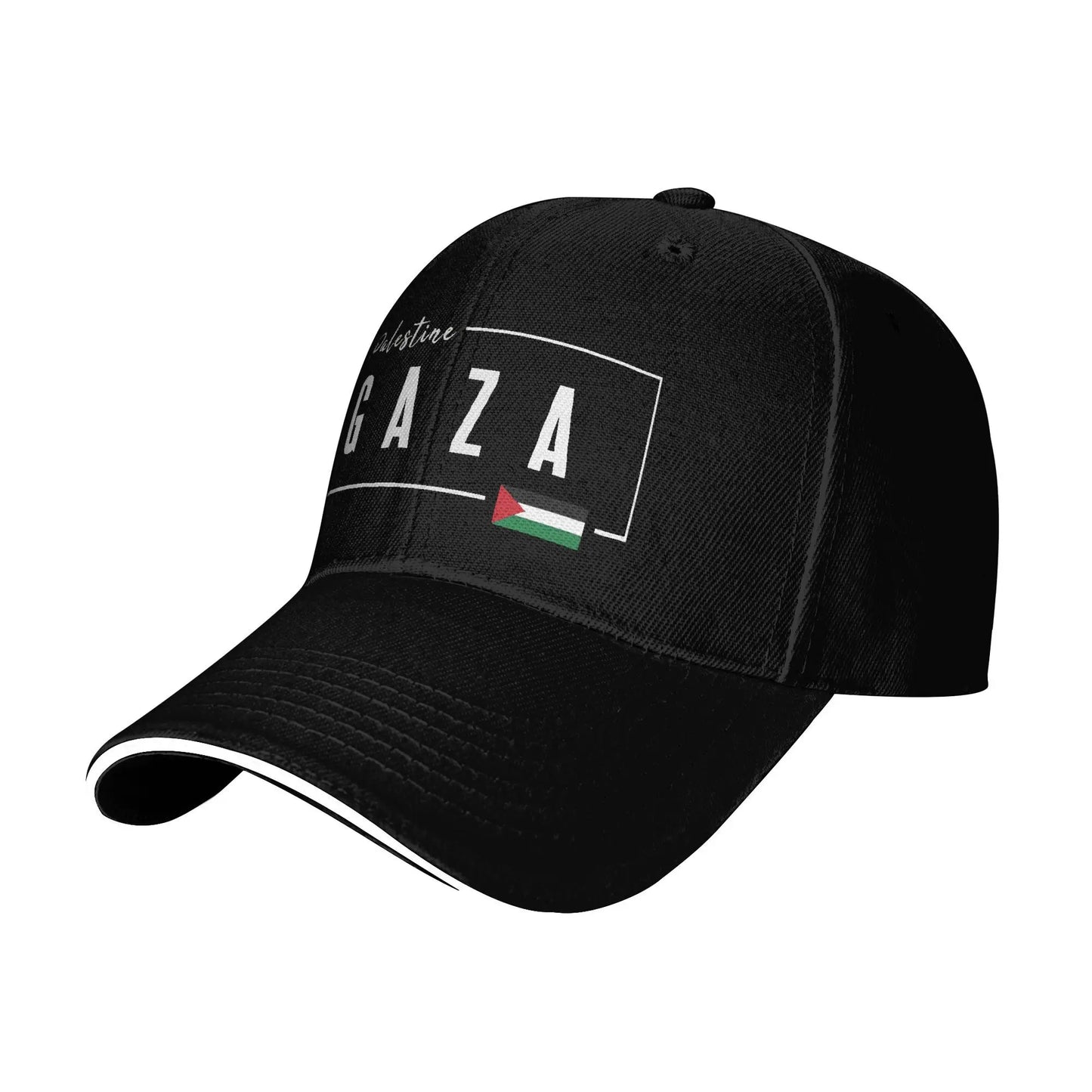 Summer Casual Baseball Cap Gaza Palestine Flag Outdoor Sport Trucker Hat For Unisex-Teens Adjustable  y2k Funny Snapback Cap