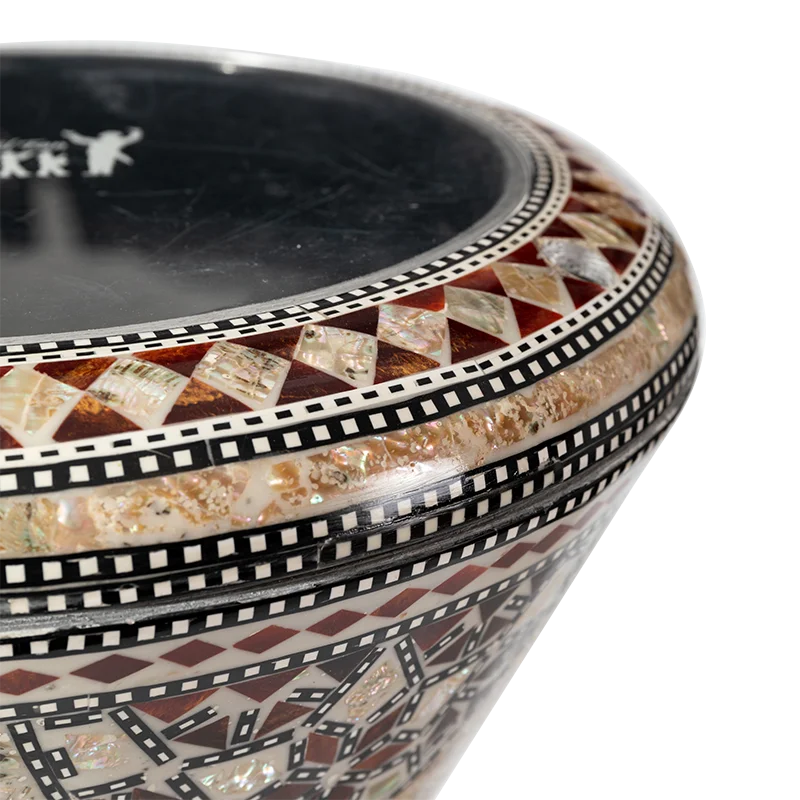 Middle Eastern drum Darbuka Arabic drum Handclapped percussion instruments Made in Egypt 8 Inch Aluminum