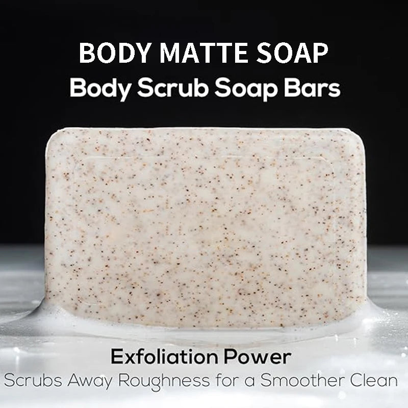 The Matte Bar – Shea Butter & Olive Oil Exfoliating Soap (200g)