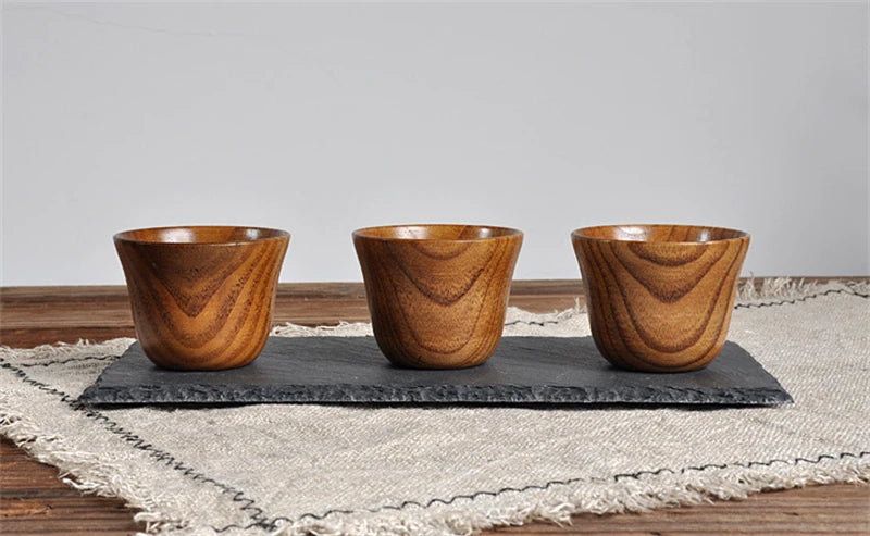 Handmade Spruce Wood Cups – Natural Big Belly Mug for Tea, Coffee & Milk