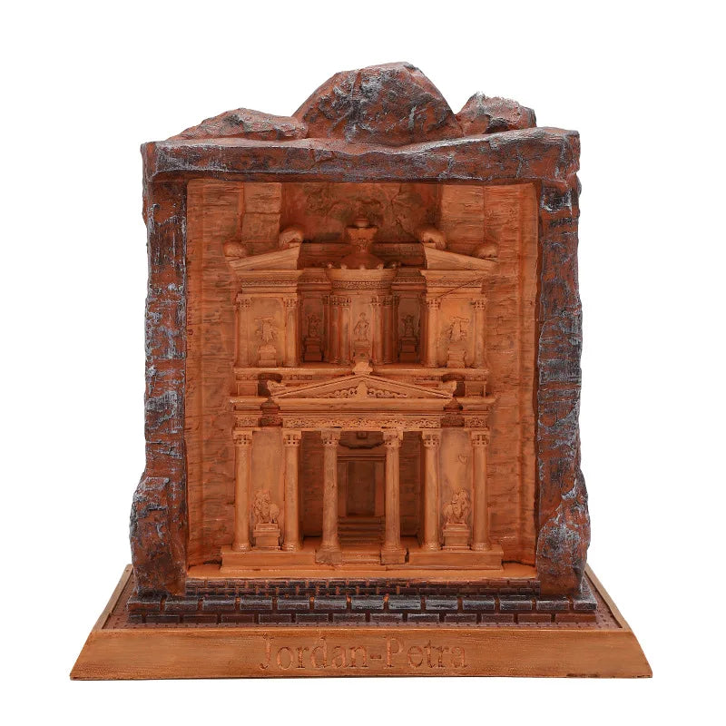 Petra Ancient City Resin Ornament – Creative Jordanian Heritage Decor