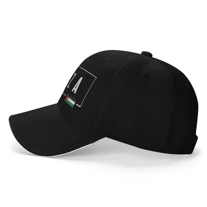 Summer Casual Baseball Cap Gaza Palestine Flag Outdoor Sport Trucker Hat For Unisex-Teens Adjustable  y2k Funny Snapback Cap