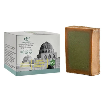 Olive-Scented Handmade Soap Bar Traditional Style Bath Soap for Hand and Body Washing Gentle Lather Gift for Men and Women