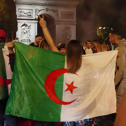 XIANGYING High Quality ALG Algeria Flag 90x150cm Hanging Polyester Algeria flag National Flag Banner Office Activity parade