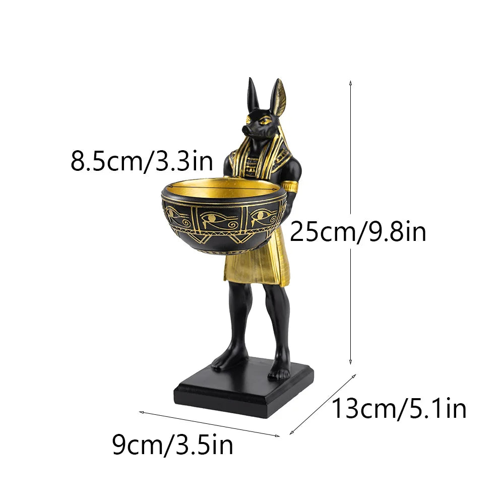 Anubis Guardian of Scales Resin Statue – Egyptian God Collectible Figurine