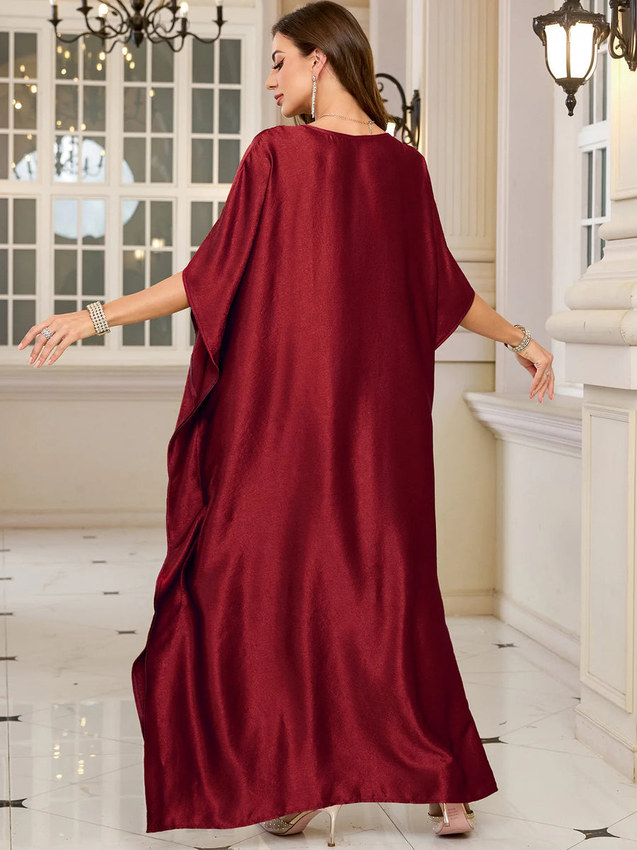 The Plus Size Moroccan Cover-Up – Embroidered Kaftan for the Arab Woman in America