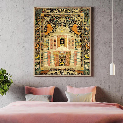 The 72 Names of God and their Divine Qualities Print Kabbalah Poster Healers Gifts Meditation Wall Art Picture Canvas Painting