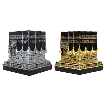 Resin Kaba Decors Islamic Prayer House Model Eid Ramadan Gift Muslim Home Office Desk Decorations