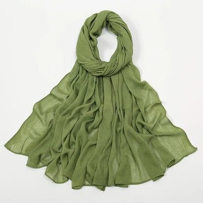 The Crinkle Rayon Hijab – Effortless Elegance, All-Day Comfort