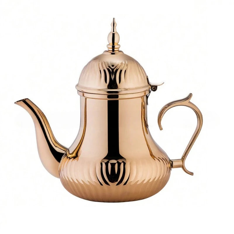 The Golden Dallah – Stainless Steel Arabic Coffee Pot
