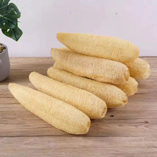 The Natural Loofah with Rope – Exfoliating Body Sponge for Hammam & Kitchen