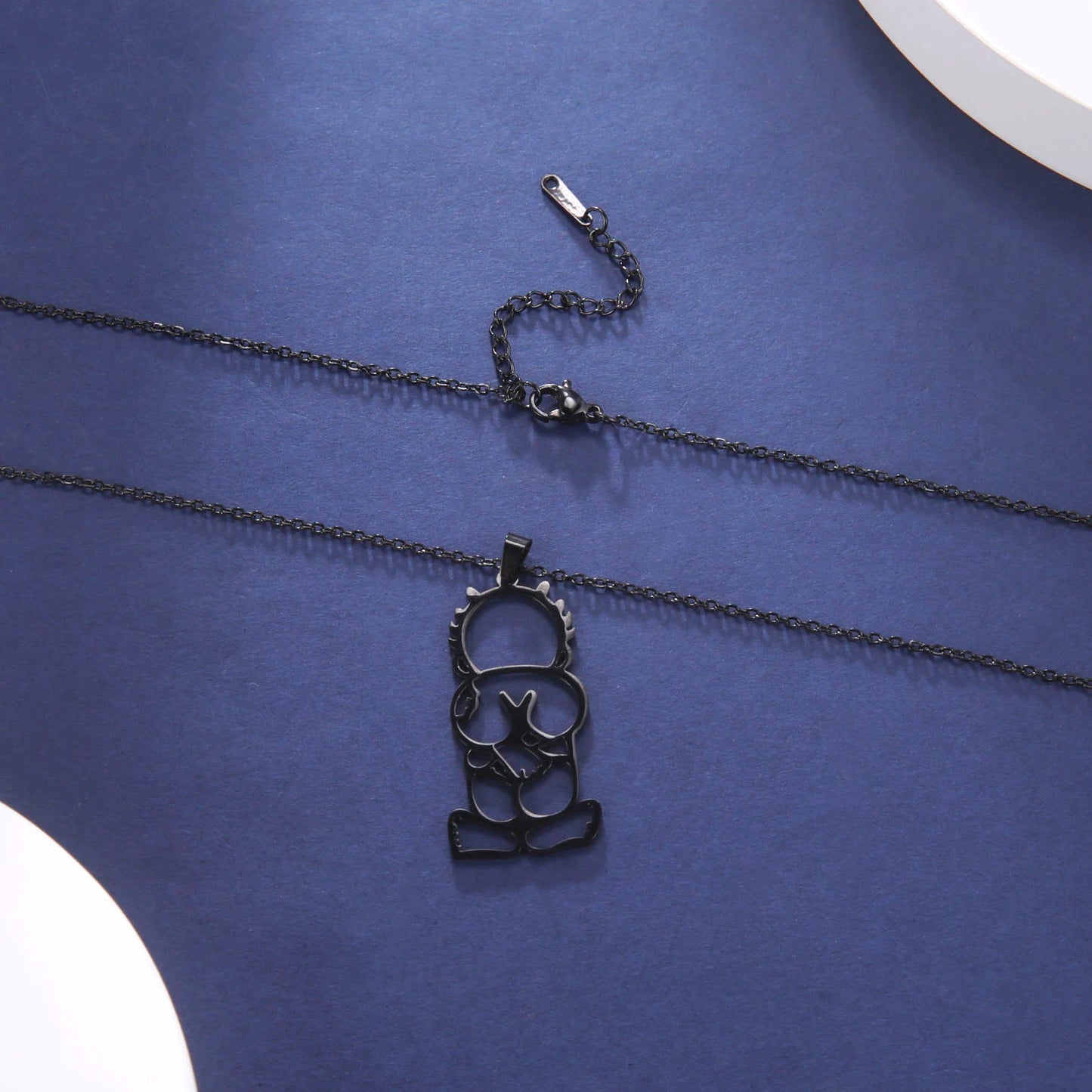 LIKGREAT Fashion Jewelry Handala Hanzala Palestine Stainless Steel Necklace Boy Pendant Chain Necklace Gift for Women Men New