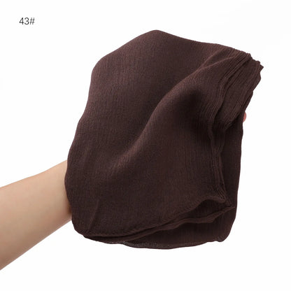 The Crinkle Rayon Hijab – Effortless Elegance, All-Day Comfort
