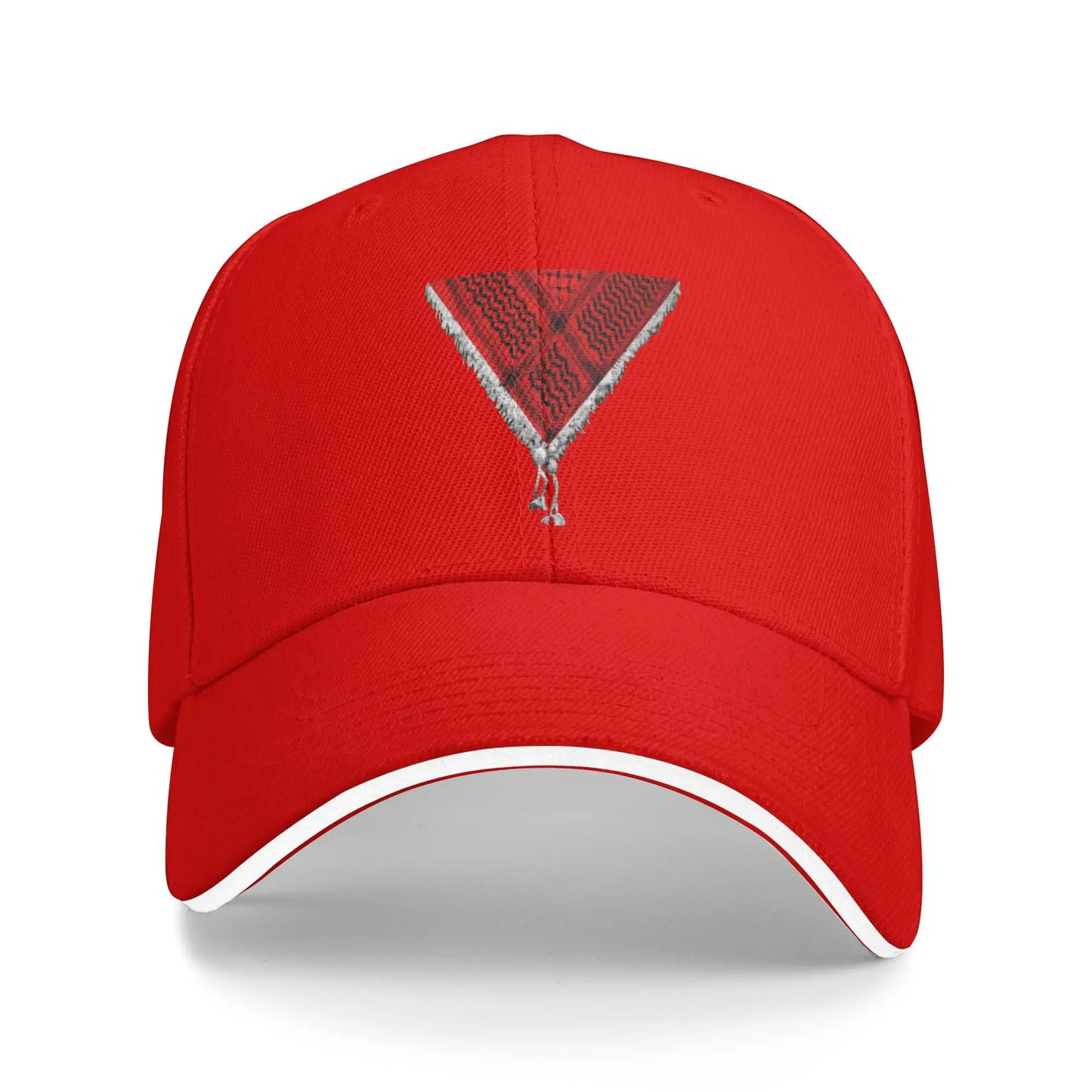 Summer Casual Baseball Cap Palestine The Red Triangle Running Hippie Trucker Hat For Female Male Breathable Funny Baseball Caps