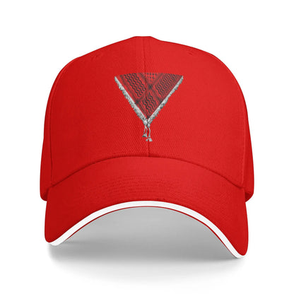 Summer Casual Baseball Cap Palestine The Red Triangle Running Hippie Trucker Hat For Female Male Breathable Funny Baseball Caps