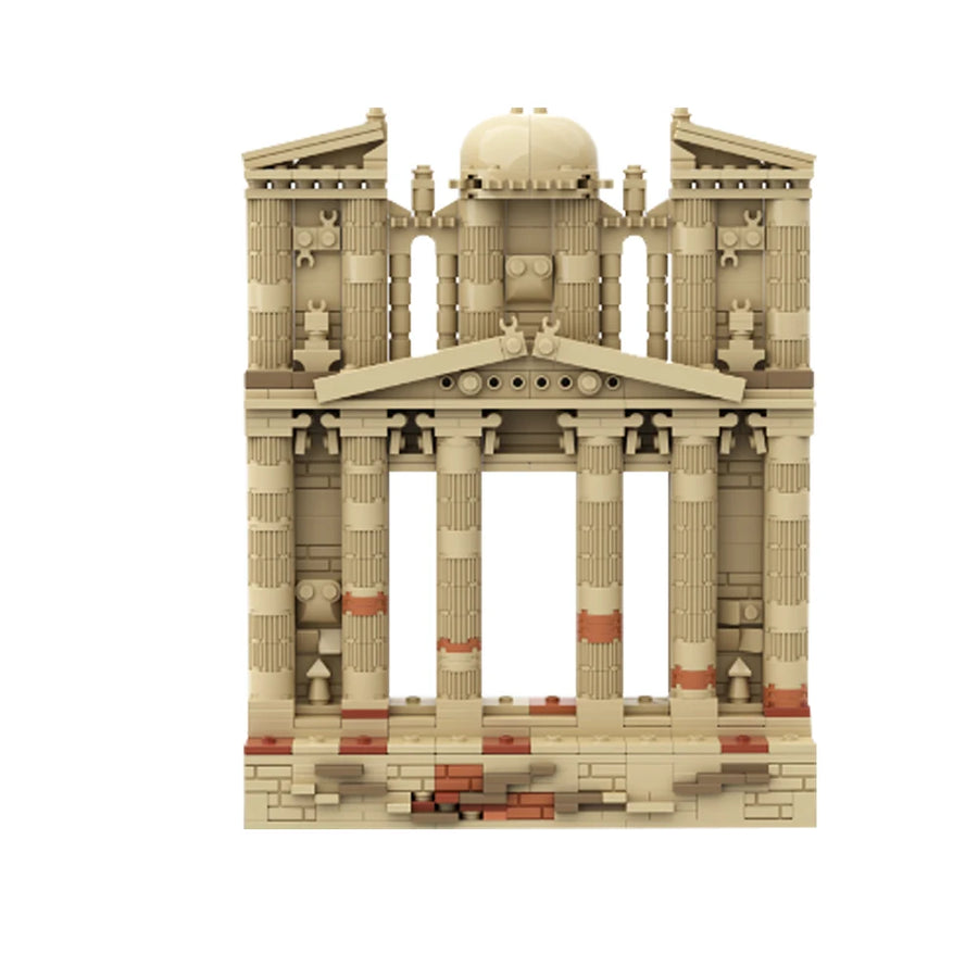 Petra Al-Khazneh Building Blocks Set – Indiana Jones Temple Model Toy Gift