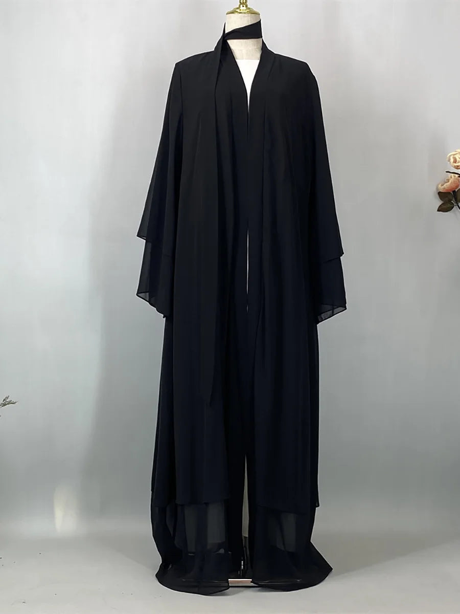 Ramadan Chiffon – The Open Abaya for the Muslim Woman in America
