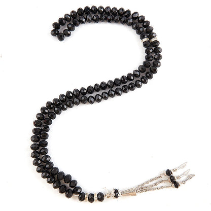 8mm 99 Beads Crystal Prayer Beads Muslim Prayer Beads Tasbih Misbaha  Muslim Crystal Holding Bracelet Islamic Muslim Мусульманин