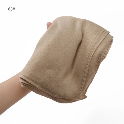The Crinkle Rayon Hijab – Effortless Elegance, All-Day Comfort