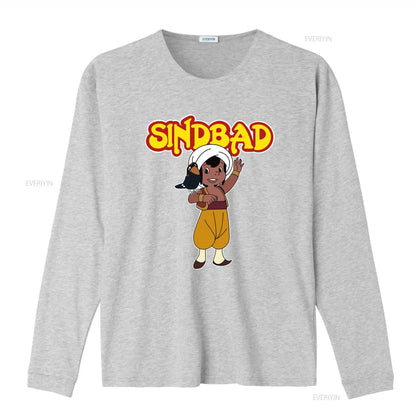 80s vintage retro German tv show 80er Deutsche Kinder Serie Sindbad T Shirt long or short sleeves vintage Washed Soft Stretched