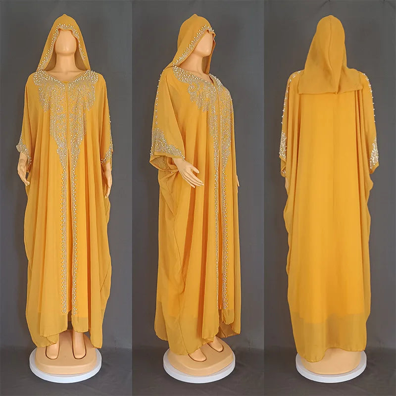 The Hooded Heritage – Luxury Boubou Ankara Plus Size Abaya