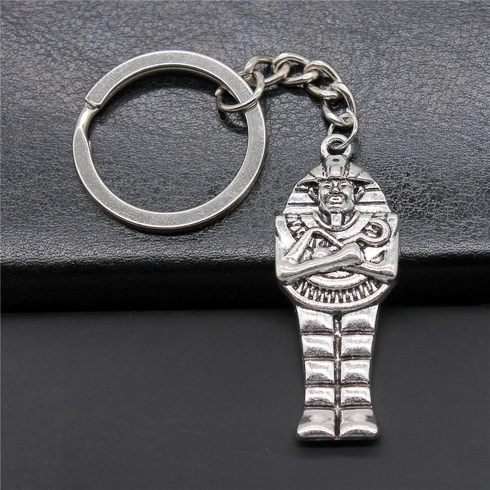 Eye of Horus & Pharaoh Keyring – Egyptian Charm, Creative Gift Accessory