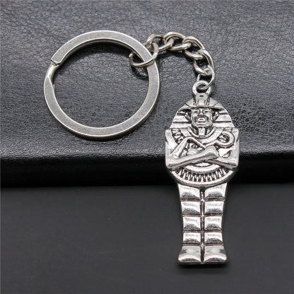 Eye of Horus & Pharaoh Keyring – Egyptian Charm, Creative Gift Accessory