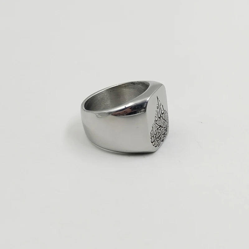 Arabic fashion ring man ramadan gift islamic accessories turkish jewelry on hand