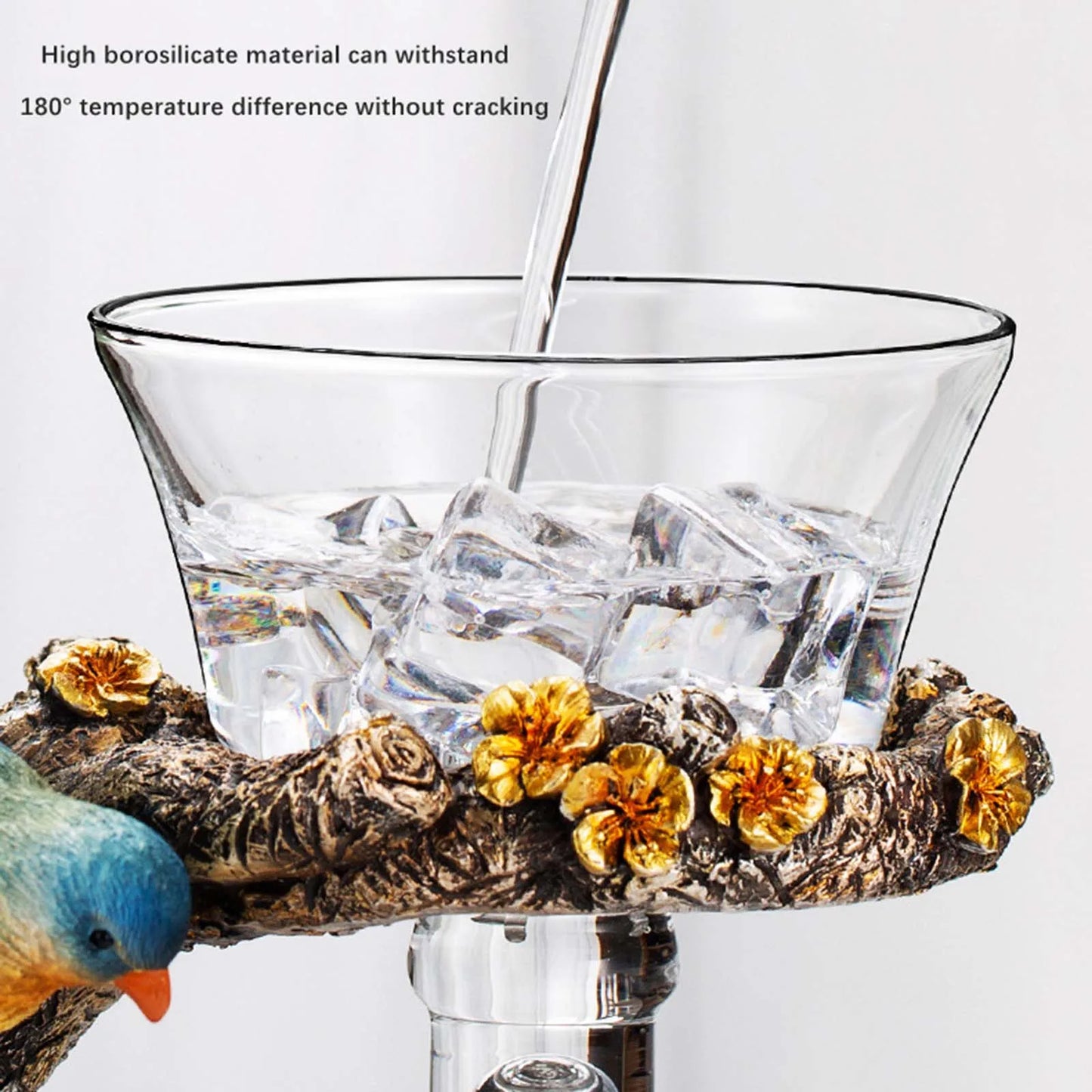 Kungfu Glass Tea Set Magnetic Diversion Rotating Semi Automatic Glass Teapot for Table Decor Office Birthday Gift New Year Home