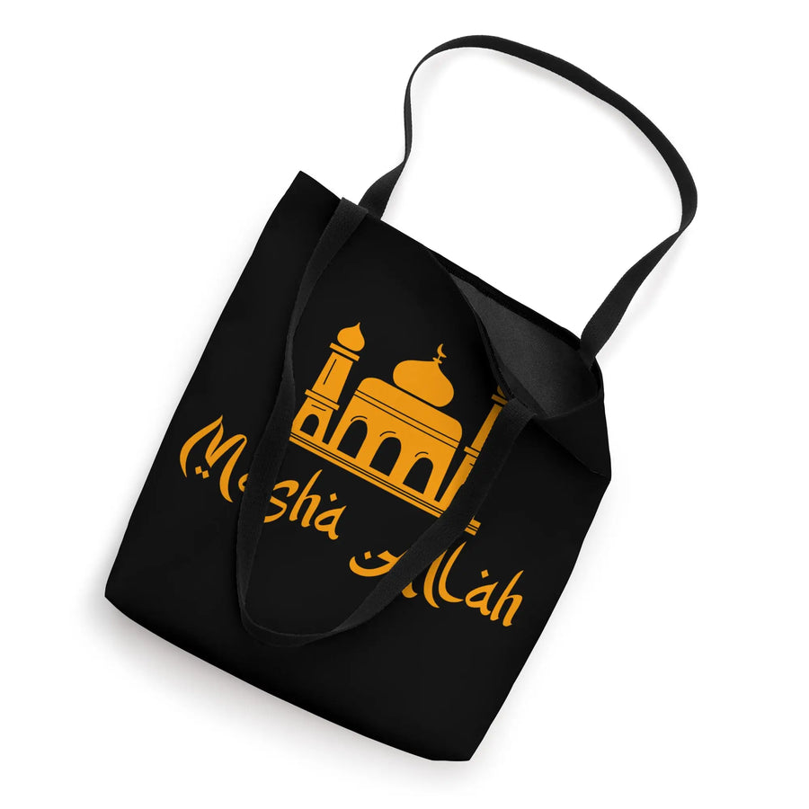Ramadan Mubarak Tote – Mosque Design Islamic Greeting Bag