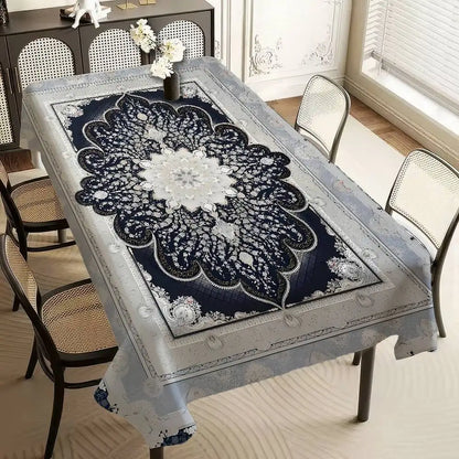Flying Carpet Aladdin Rectangle Tablecloth - Waterproof, Easy Clean For Home Dinners, Parties & Outdoor Picnics
