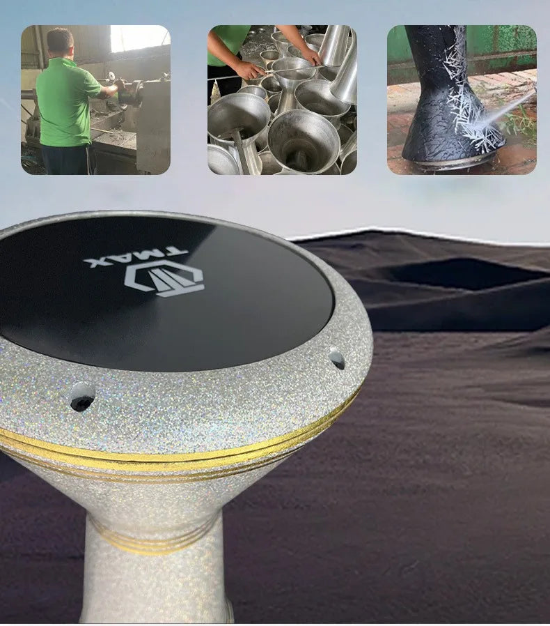 Aluminium Doumbek Professional Arabian Drum Djembe Belly Dance Handdrum Darbuka Handmade Accompaniment Instrument Percussion