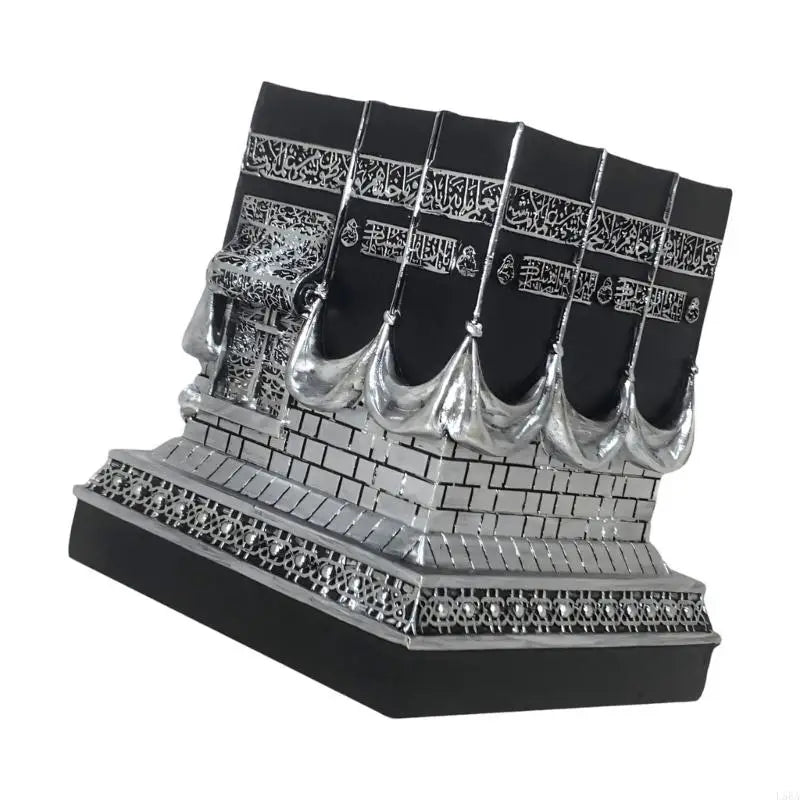 Resin Kaba Decors Islamic Prayer House Model Eid Ramadan Gift Muslim Home Office Desk Decorations