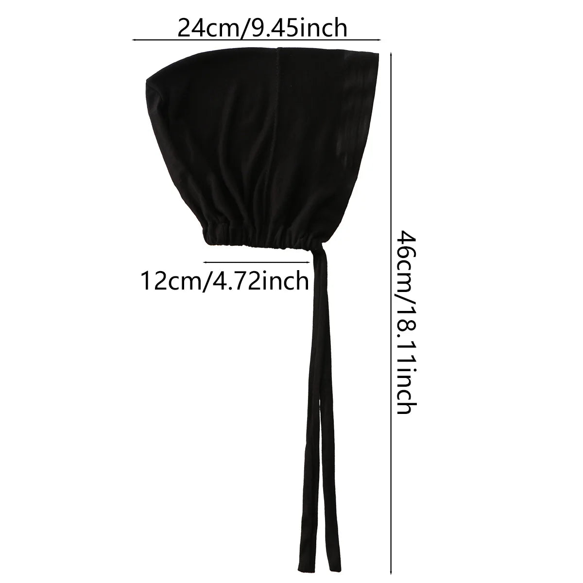 New Muslim Women Non-Slip Hijab Caps Undercap Solid Color Elastic Band Beanie Hat Adjustable Bonnet Hat Inner Cap Bandana Turban