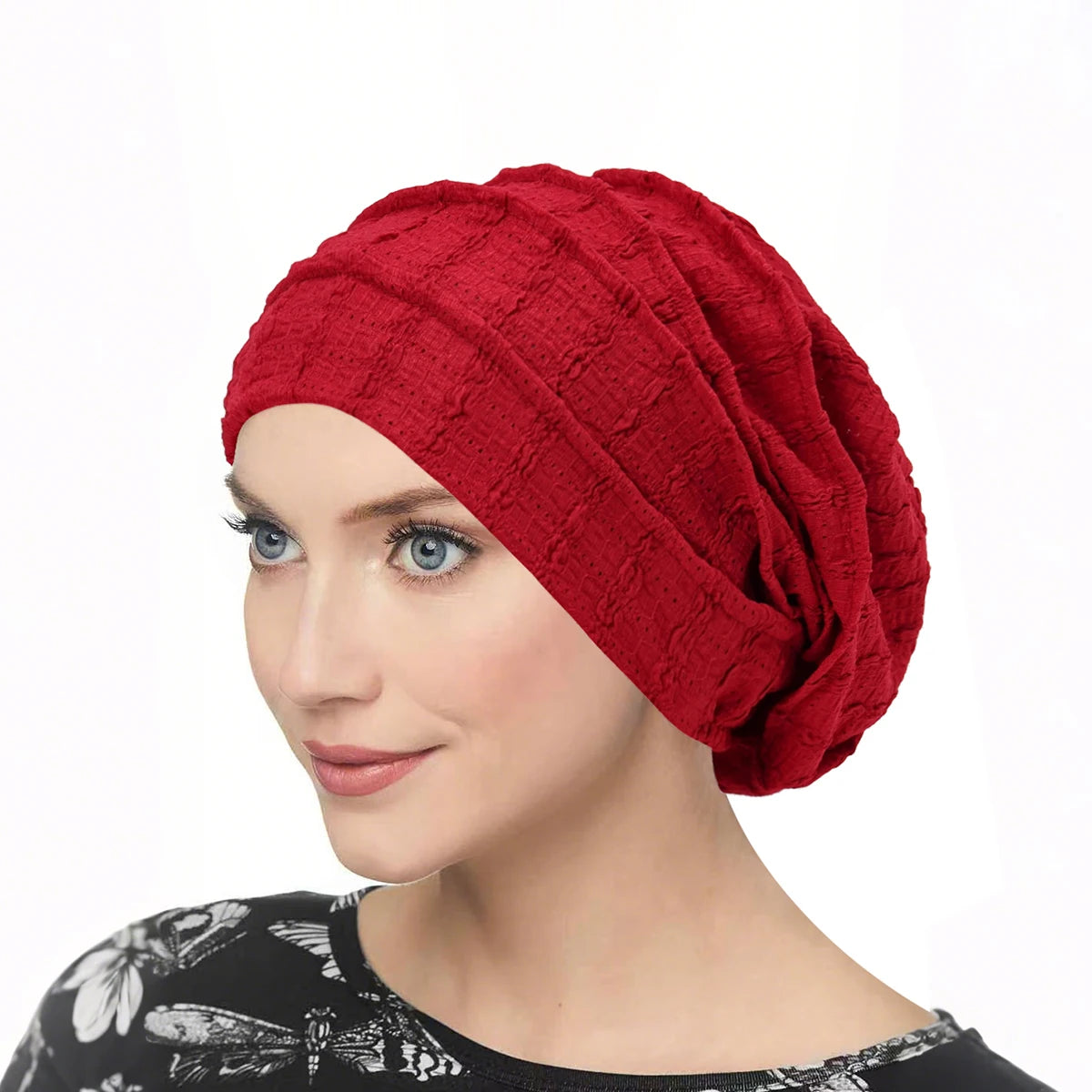 Women Soft Strech Beanie Chemo Cap Solid Color Bonnet Inner Hijabs Cap Muslim Head Wraps Femme Wrap Head Turban Hat