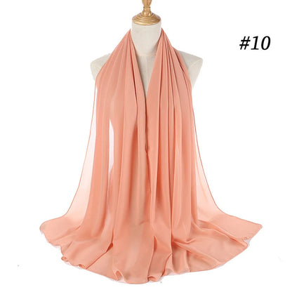 The Bubble Chiffon Hijab – Light as Air, Bold in Style