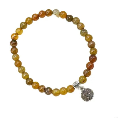 Islamic Prayer Beads Stretch Bracelet 33 Glass Beads Tasbih Unisex Gift