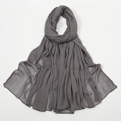 The Crinkle Rayon Hijab – Effortless Elegance, All-Day Comfort