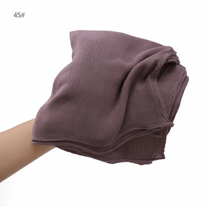 The Crinkle Rayon Hijab – Effortless Elegance, All-Day Comfort