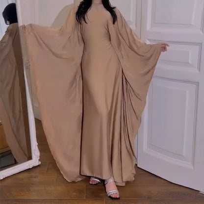 Closed Batwing Abaya Women Muslim Dress Turkish Islamic Dress Women 2024 For Party Kebaya Kaftan Turkey Caftan Marocain Femme