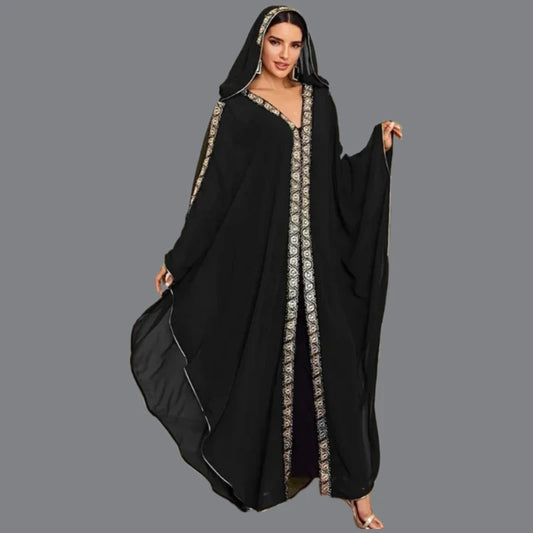 Desert Wings – The Bat-Sleeve Farasha Kaftan for the Muslim Woman in America