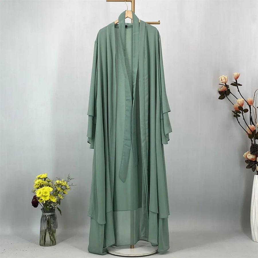 Ramadan Chiffon – The Open Abaya for the Muslim Woman in America