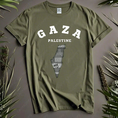 Harajuku Gaza P-Palestine Unisex T-Shirt Activist Statement Shirt Festival Apparel Loose Casual Comfort Cotton Short-sleeve Tees