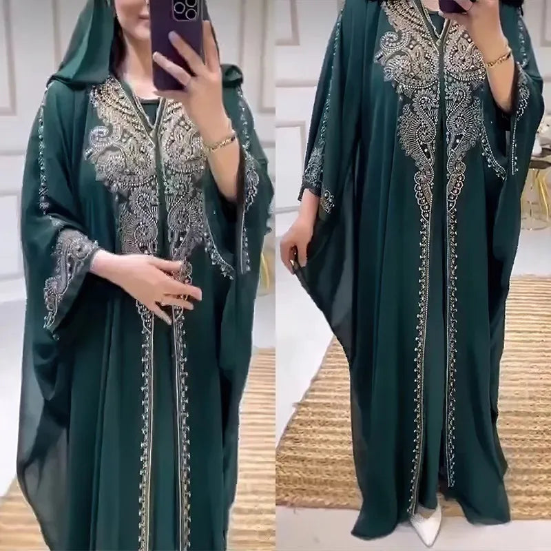 The Hooded Heritage – Luxury Boubou Ankara Plus Size Abaya