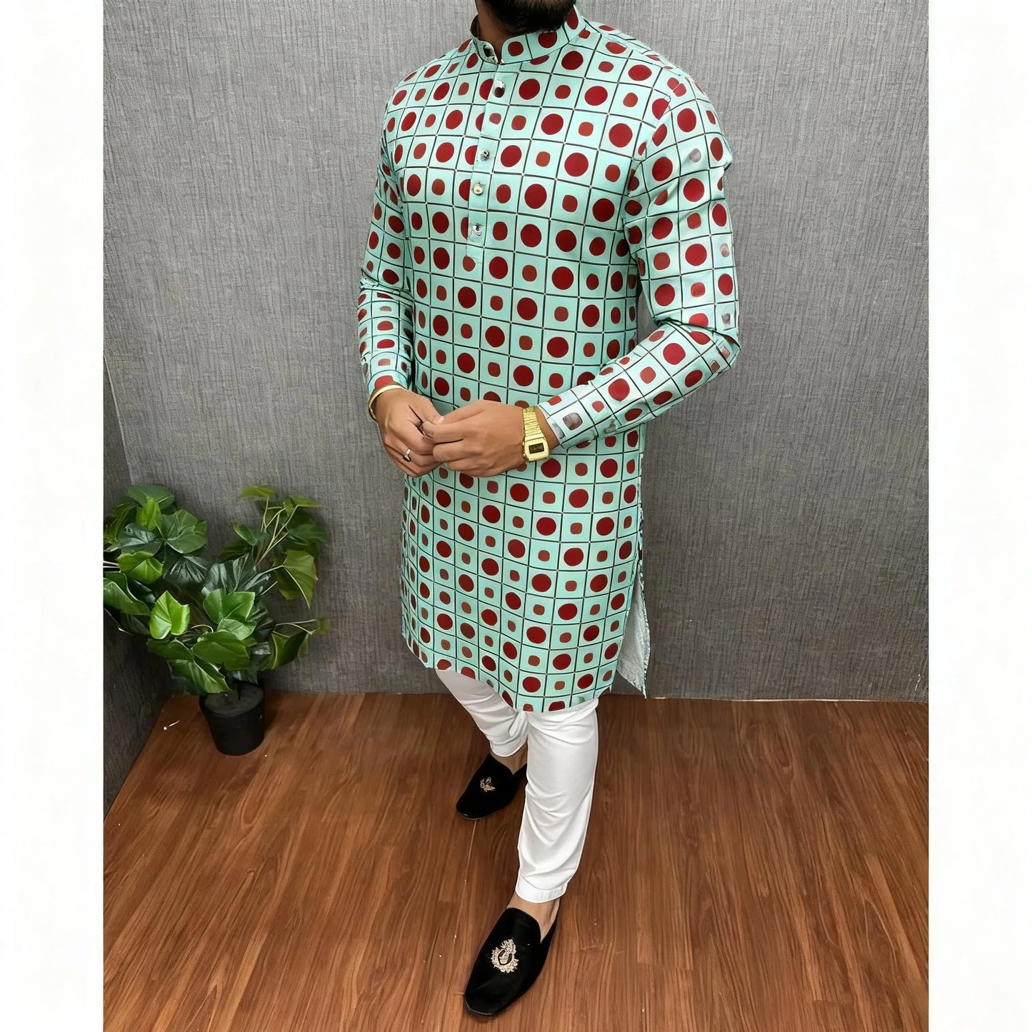 Longline White Shirts Muslim Men Prayers Clothes Luxury African Style Bronzing Vestido Arabe Para Hombre Tenue Marocaine Homme