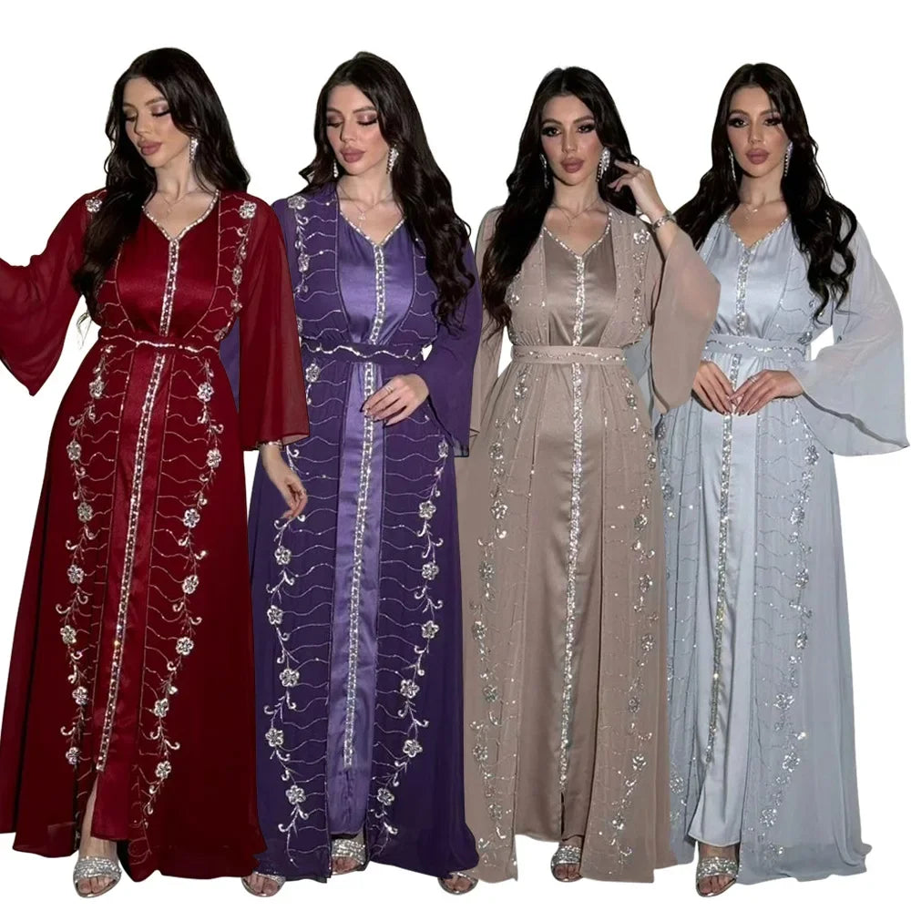 Eid Elegance – 2 Piece Kaftan Set for the Arab Woman in America