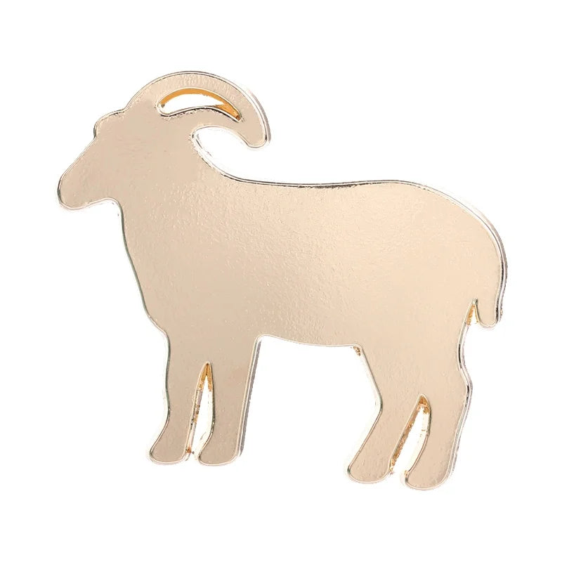 Eid al-Adha Islamic Culture Badge Enamel Pin Cartoon Ram Crescent Mosque Goat Pomegranate Brooch Fashion Bags Jewelry Accessory
