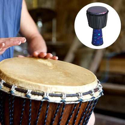African Drums Carved Bongo Lightweight Hand-Carved Professional Goatskin Kids Bongo For Adults Beginners Kindergarten Music